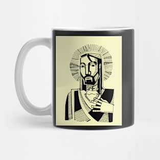 Jesus Christ illustration Mug